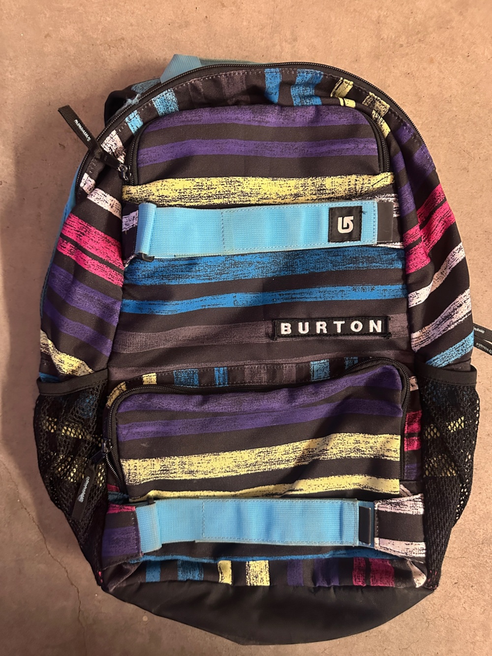 Burton' Striped Multicolor Striped Skateboard bag